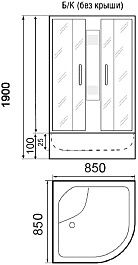 Parly Душевая кабина Tomorrow TM9111 – фотография-6